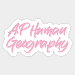 AP human geography Sticker